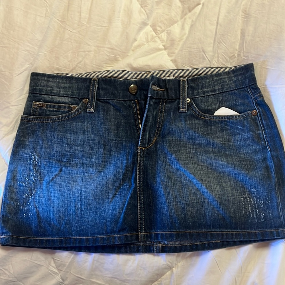 Joe’s short denim skirt